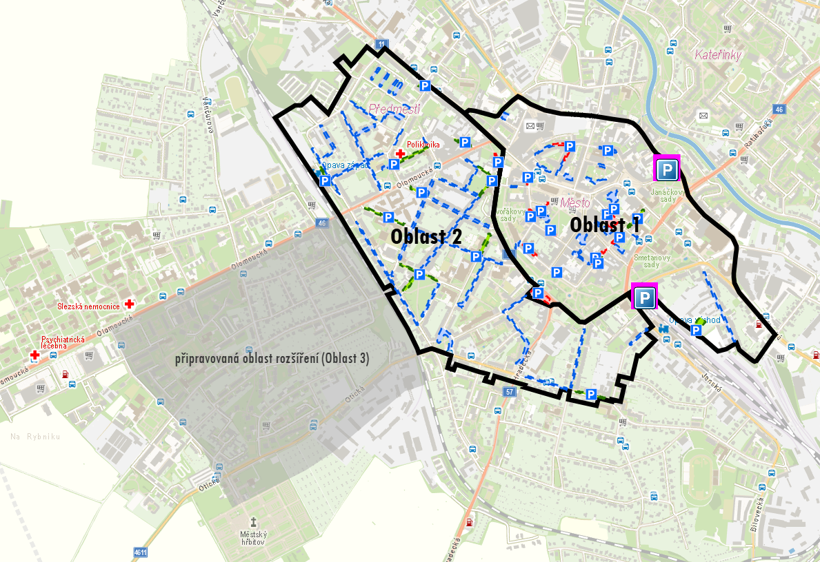 situce navrh oblast 3 | Statutární město Opava