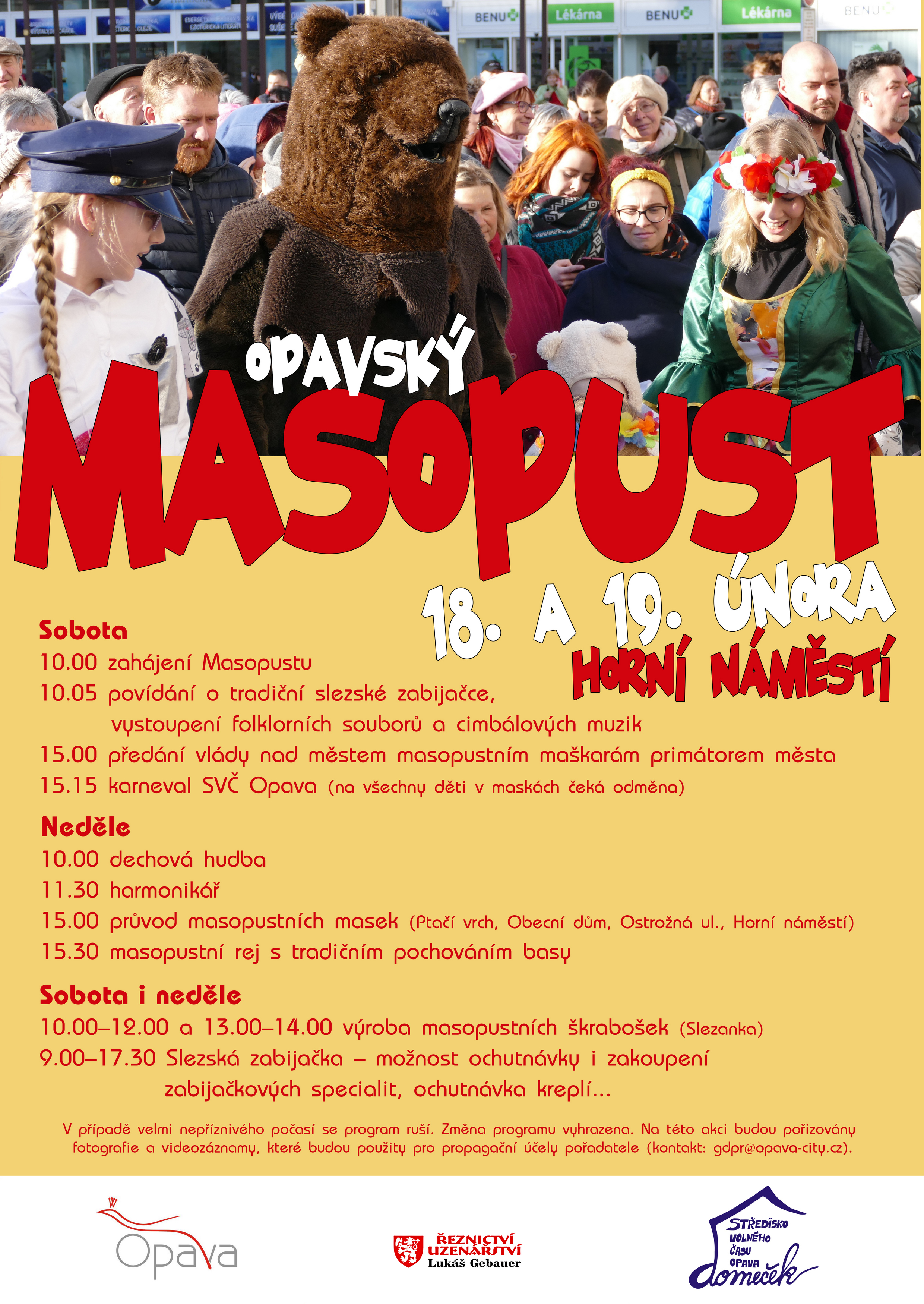masopust | Statutární město Opava