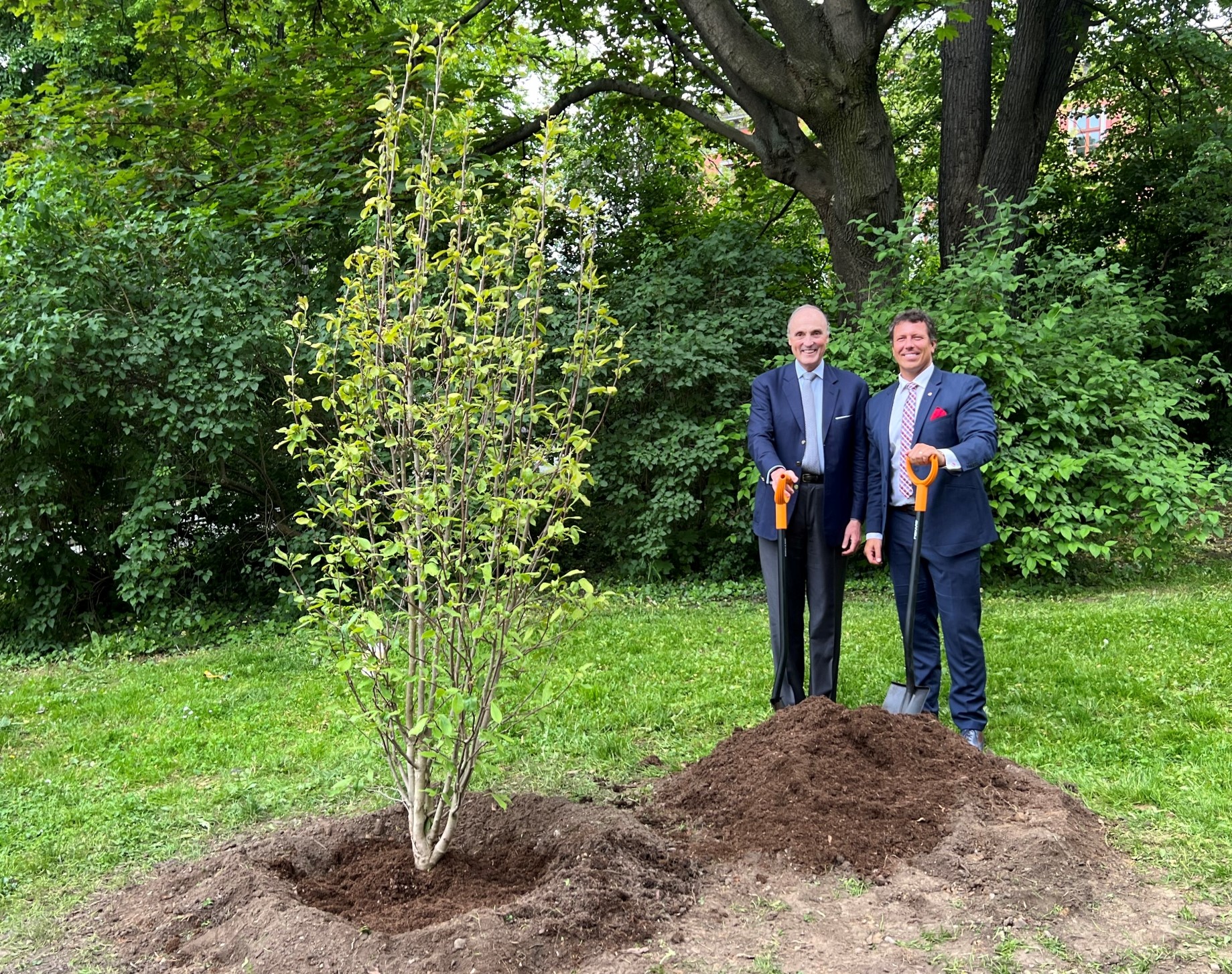 Belgický princ s primátorem Opavy