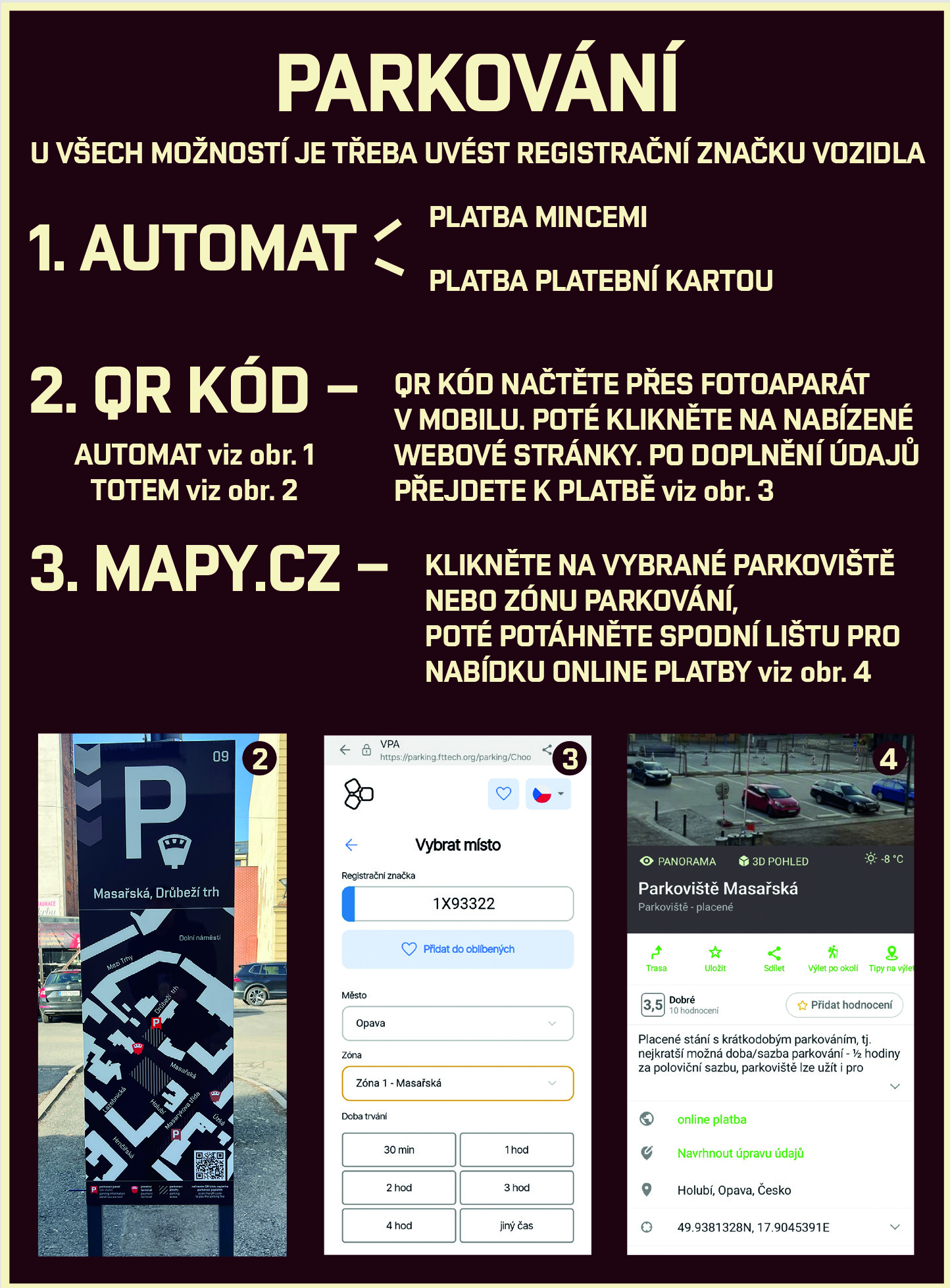 hlaska 03 parkovani | Statutární město Opava