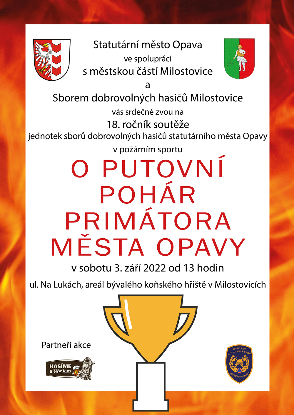 2022 o pohar primatora opavy | Statutární město Opava