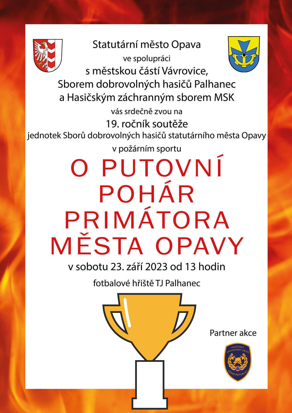2023 o pohar primatora opavy | Statutární město Opava