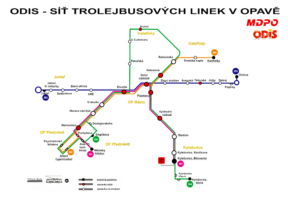 linky mhd | Statutární město Opava