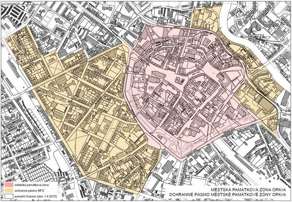 mestska pamatkova zona | Statutární město Opava