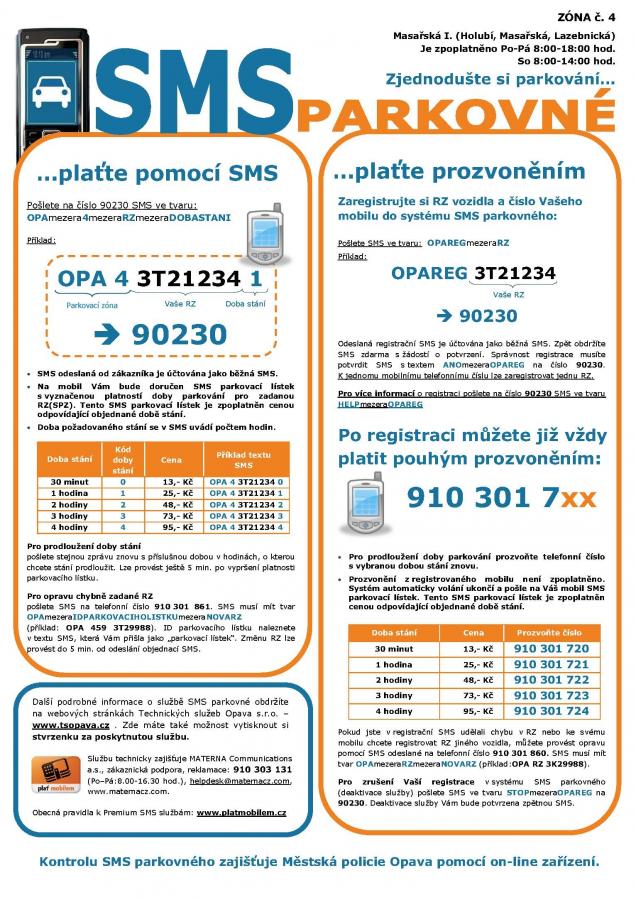 opava cedule na vysku 04 masarska i upr | Statutární město Opava