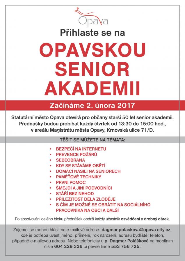 opavska senior akademie 01 | Statutární město Opava