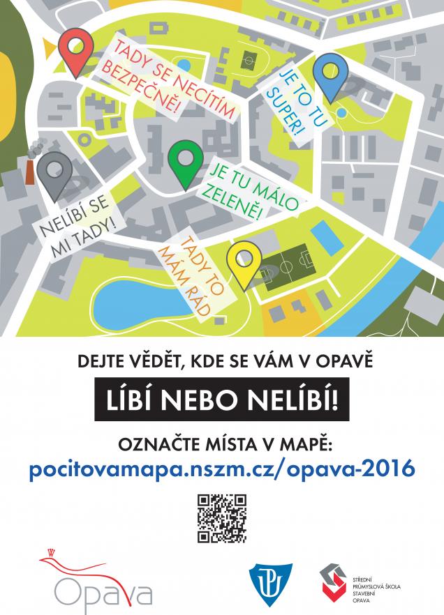 pocitove mapy plakat a3 | Statutární město Opava