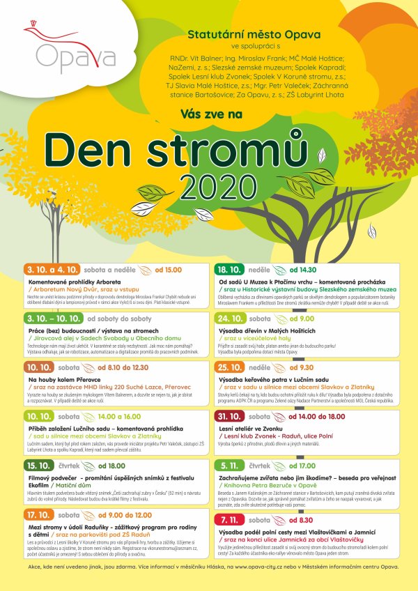 2020 den stromu | Statutární město Opava