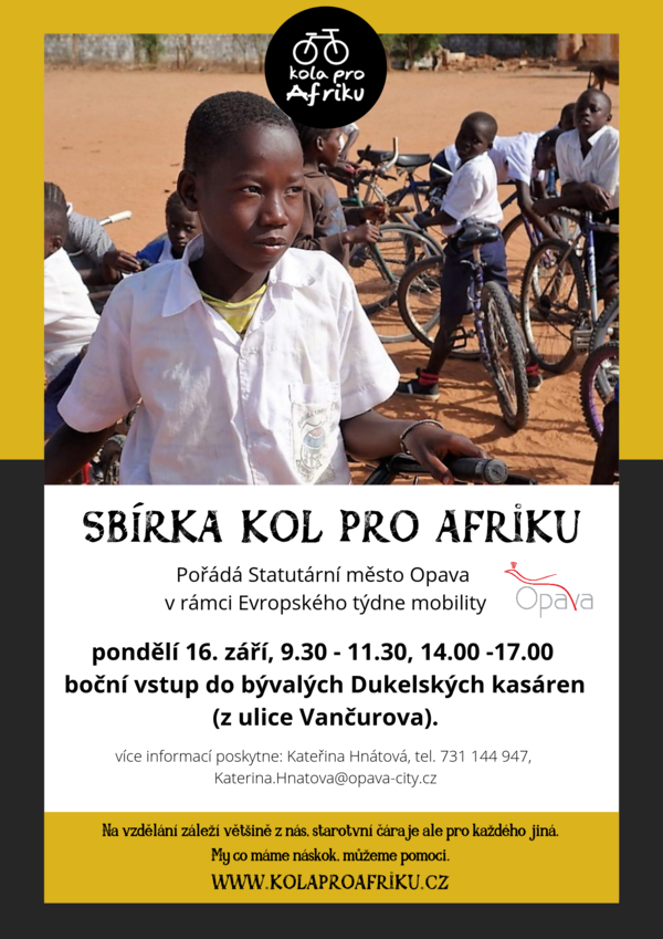plakat sbirky kol | Statutární město Opava