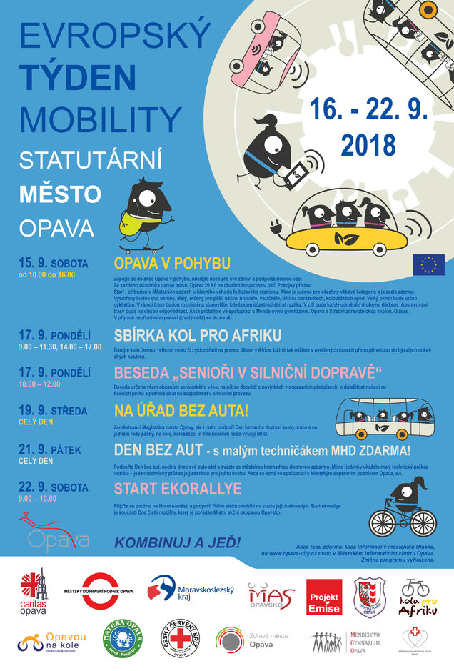 1185x175cm evropsky tyden mobility | Statutární město Opava