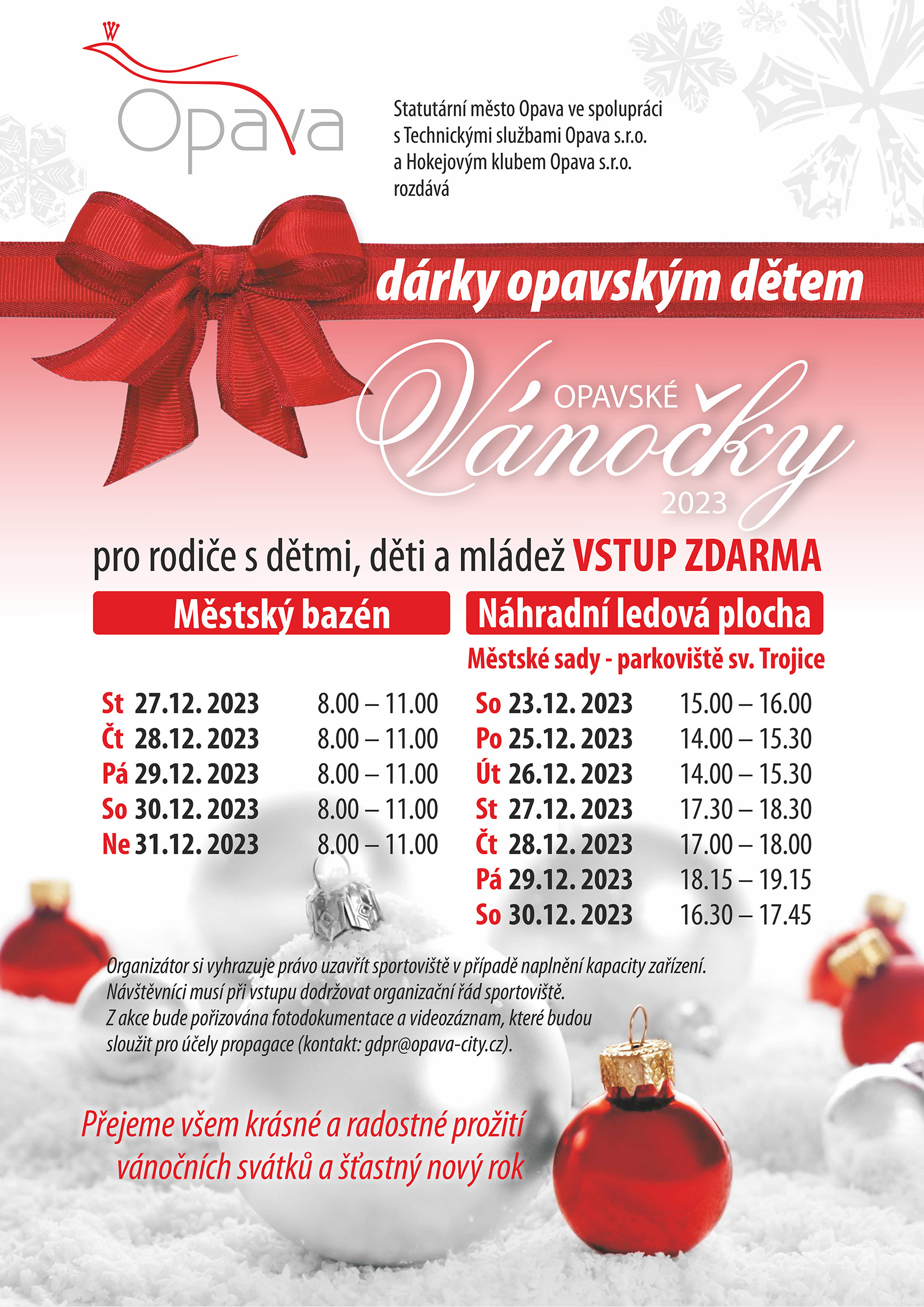 opavske vanocky2023 | Statutární město Opava