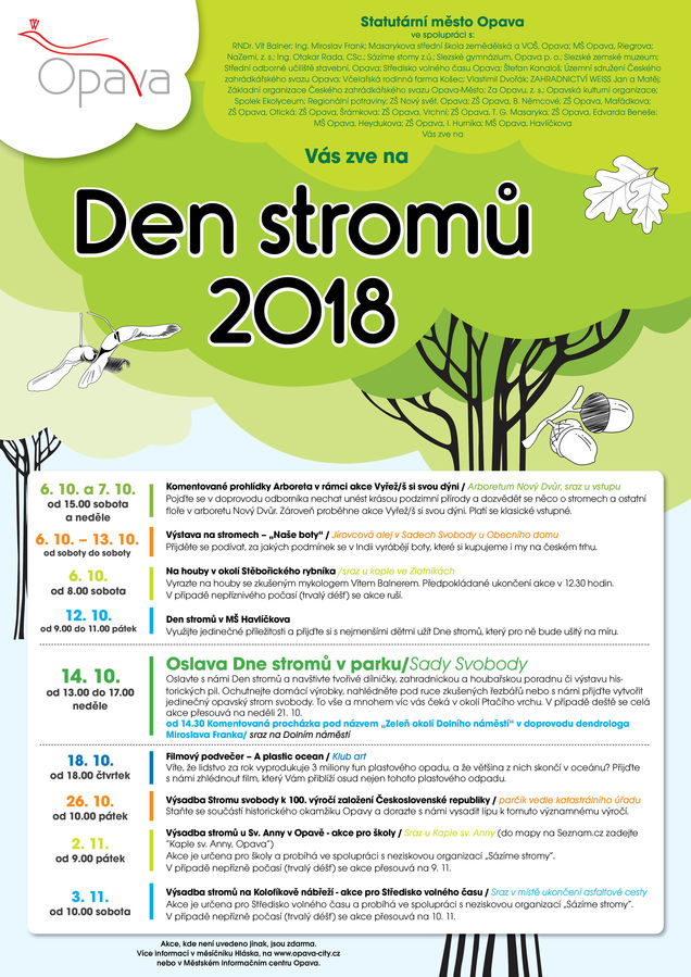 den stromu 2018 | Statutární město Opava