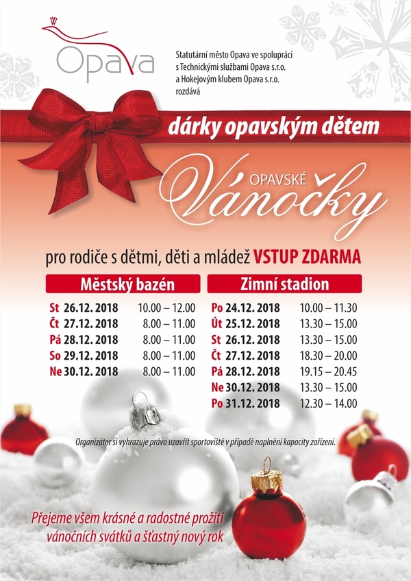 opavske vanocky | Statutární město Opava