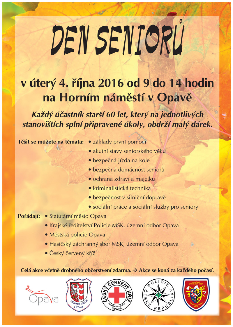 den senioru 2016 0 | Statutární město Opava