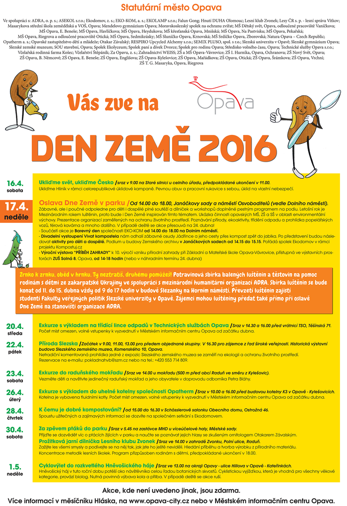 den zeme 2016 plakat | Statutární město Opava