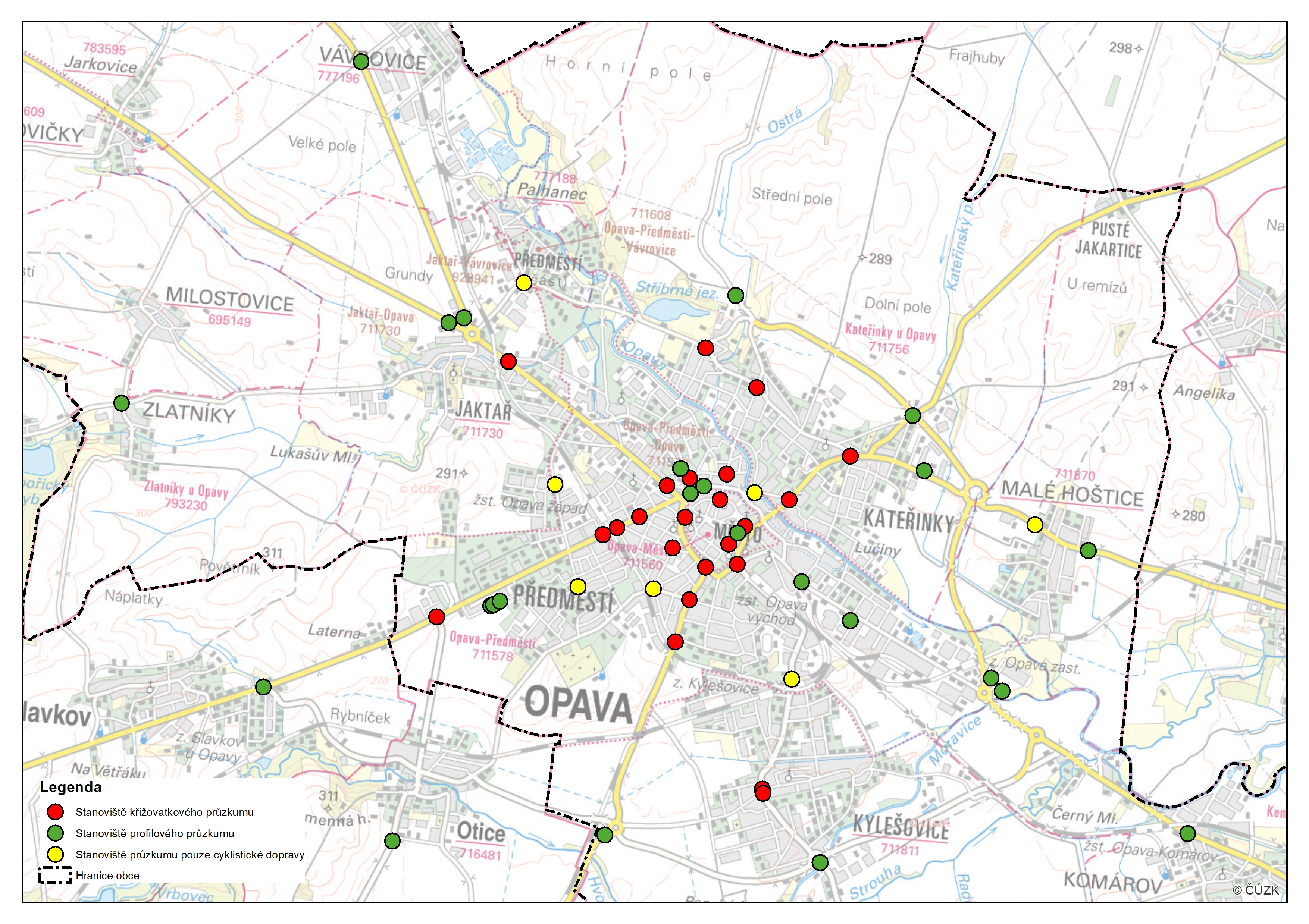 stanoviste pruzkumu | Statutární město Opava