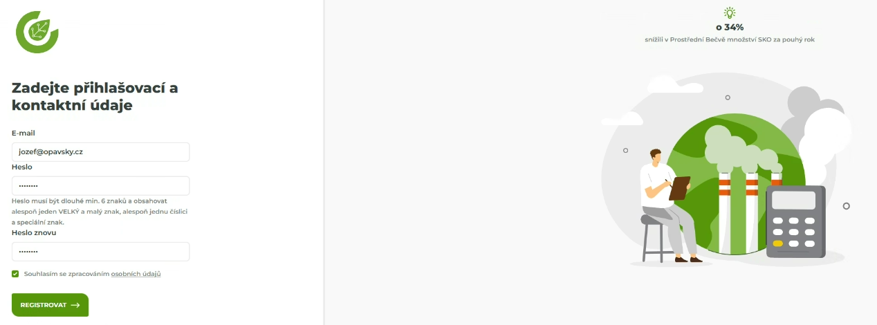 registrace v | Statutární město Opava Obsah obrázku text, diagram, design, snímek obrazovkyObsah vygenerovaný umělou inteligencí může být nesprávný.