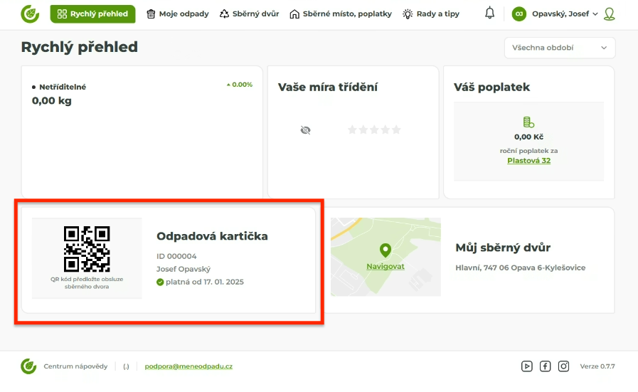 registrace vii | Statutární město Opava Obsah obrázku text, snímek obrazovky, Písmo, Webová stránkaObsah vygenerovaný umělou inteligencí může být nesprávný.