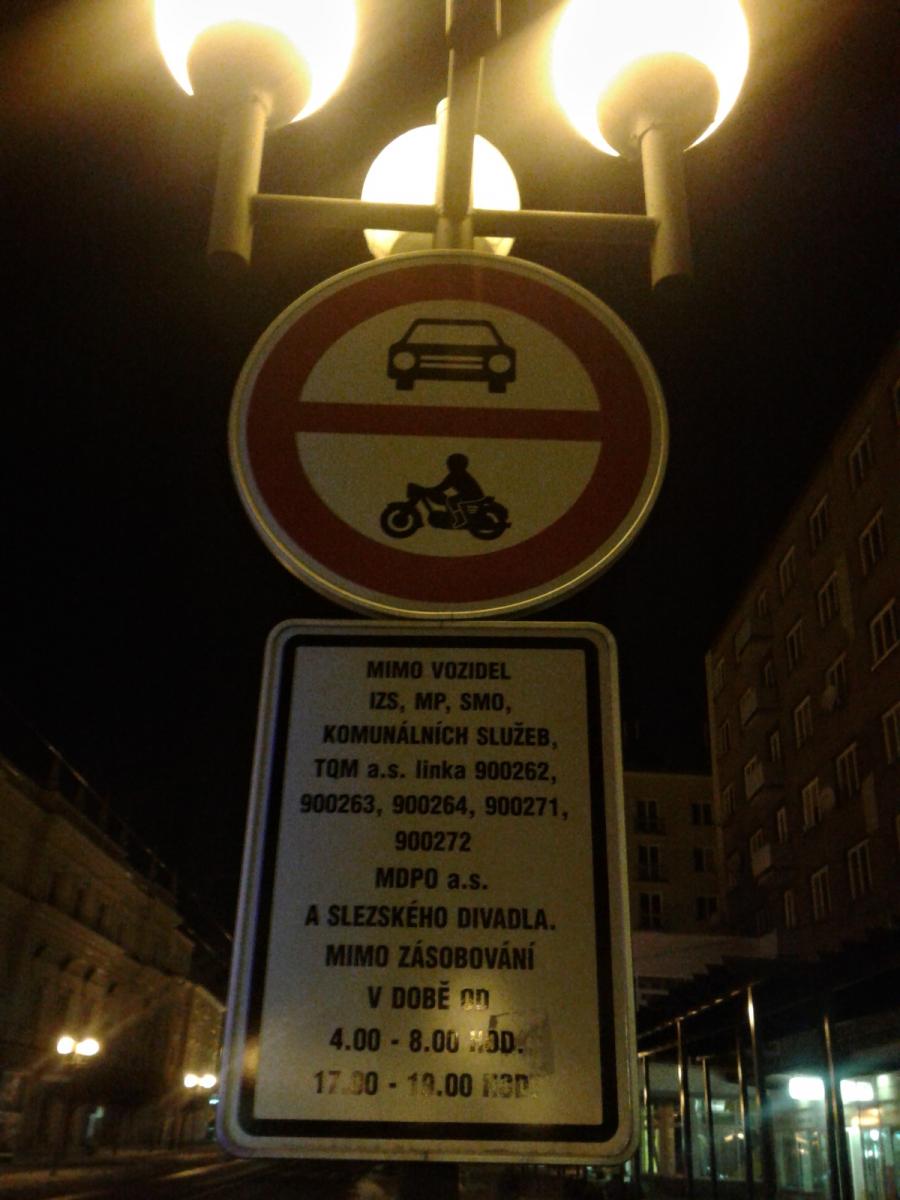 dopravni znacka 6 | Statutární město Opava