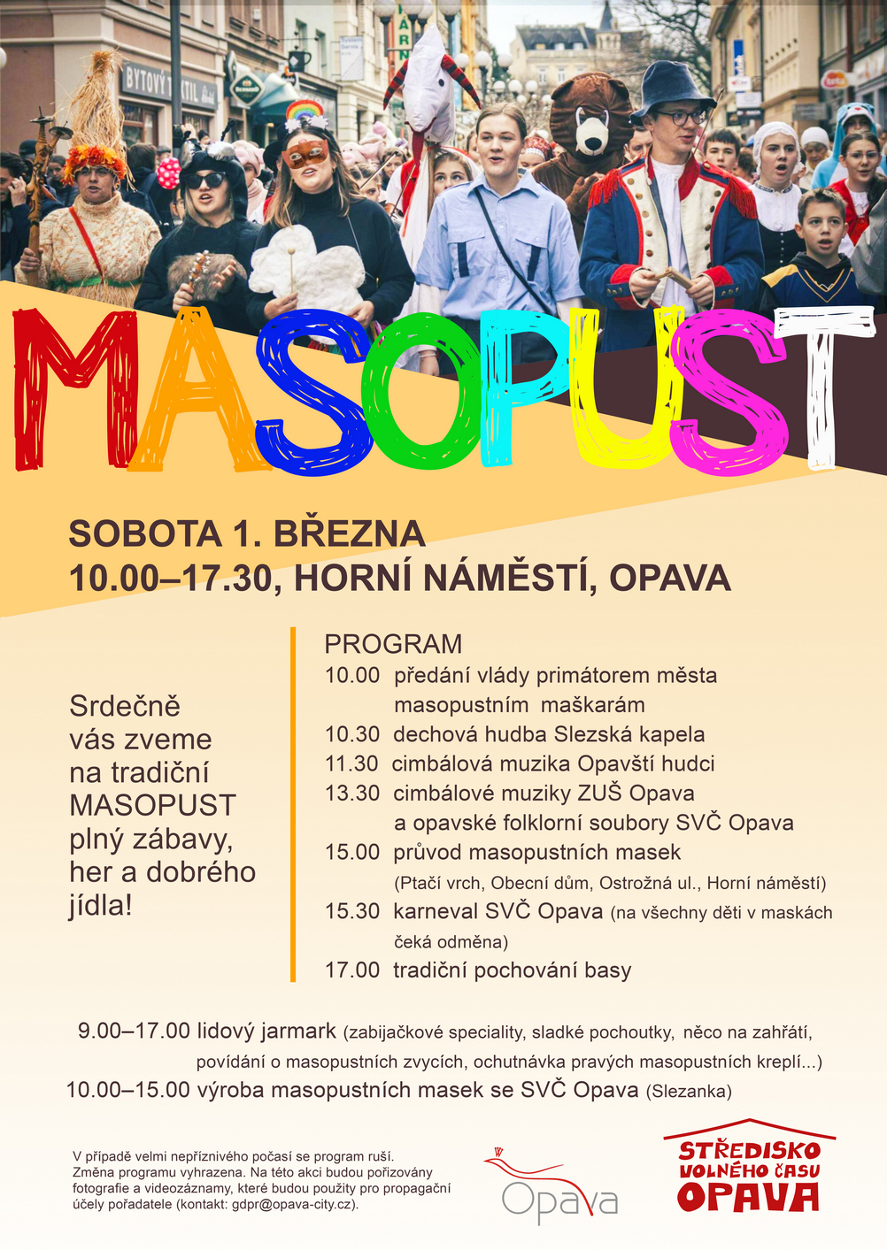 masopust2025 web | Statutární město Opava